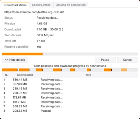 Every connection visible, in the light theme