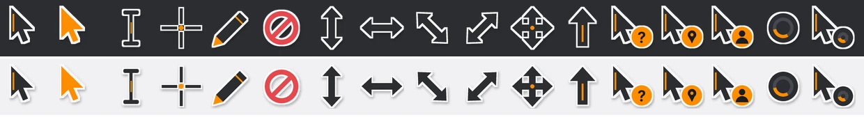 17 TRUST mouse cursors